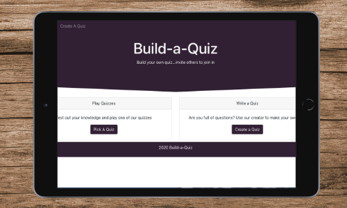 Build-a-Quiz