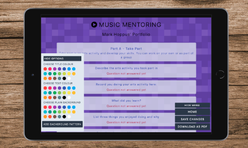 Music Mentoring Portfolio
